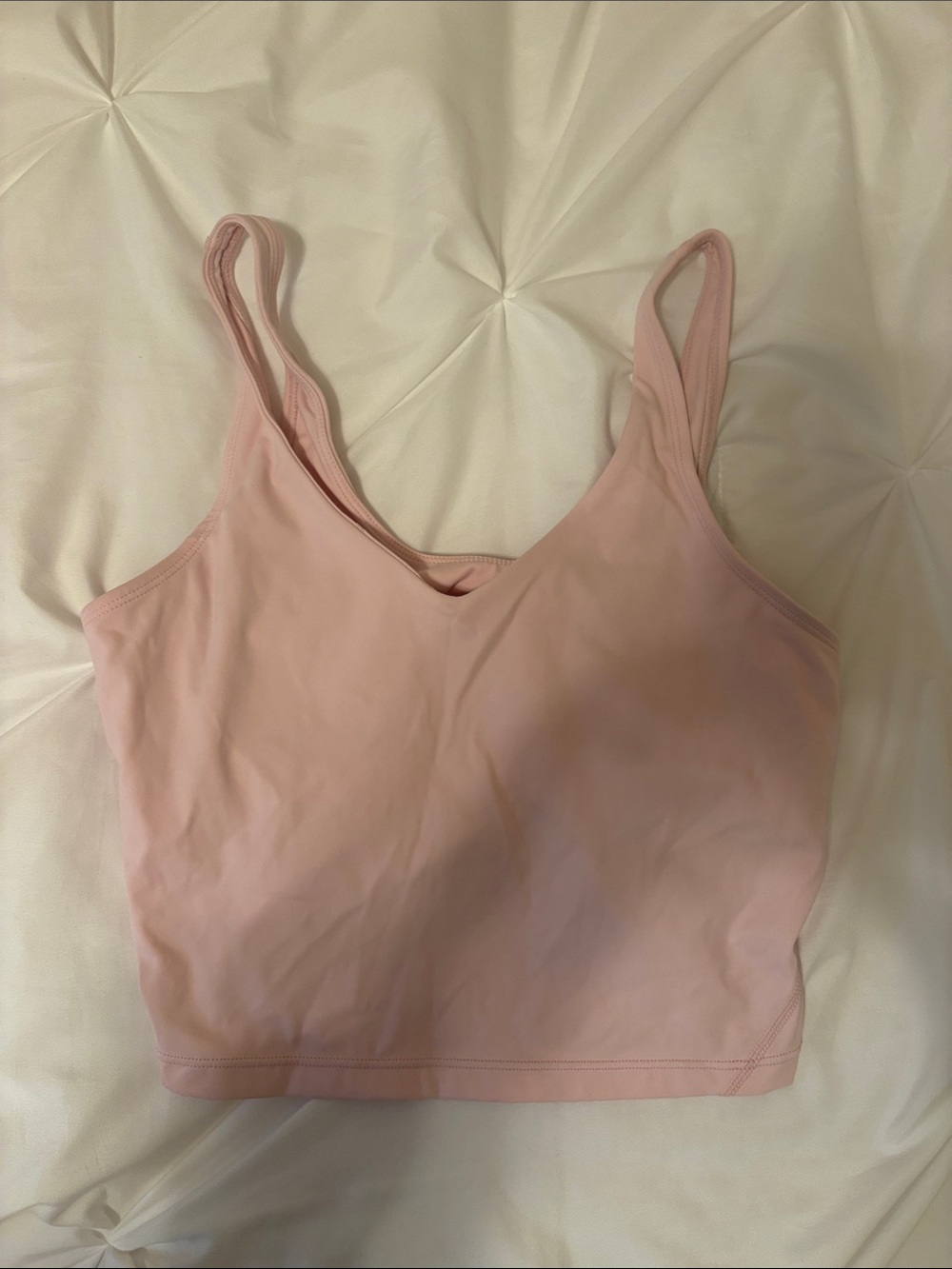 Soft Pink Seamless Tank Bralette - Women Intimates